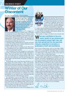 DECISION POINT  Winter of Our Discontent By Capt. Duane Woerth, ALPA President