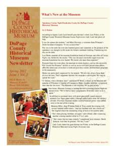What’s New at the Museum Speakeasy Casino Night Fundraiser Lucky for DuPage County Historical Museum by J. Eakins  DuPage