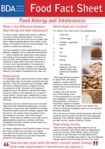 Food Allergy and Intolerance Testing