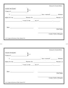 United States Senate election in Minnesota / Elections / Absentee ballot / Federal Voting Assistance Program