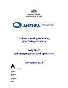 Horizon Scanning Briefing Template