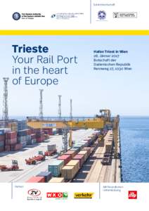 Schirmherrschaft  Trieste Your Rail Port in the heart of Europe