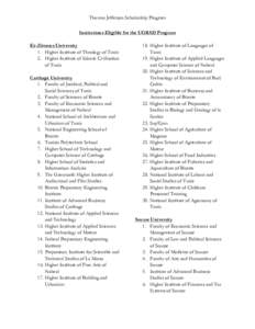 Tunis / University of Ez-Zitouna / El Kef / Delegations of Tunisia / Telephone numbers in Tunisia / Africa / Geography of Tunisia / University of Sfax