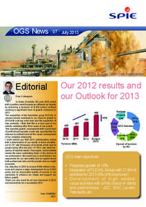 OGS News[removed]July 2013 SPIE Oil & Gas Services newsletter