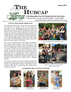 THE HUBCAP January[removed]A Mini Newsletter from The Friends of the Cos Cob Library