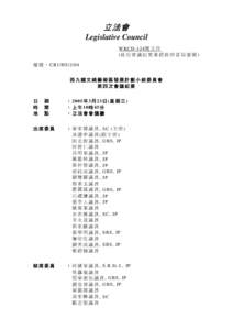 立法會 Legislative Council WKCD-124號 文 件 (此 份 會 議 紀 要 業 經 政 府 當 局 審 閱 ) 檔 號 ： CB1/HS/2/04 西九龍文娛藝術區發展計劃小組委員會