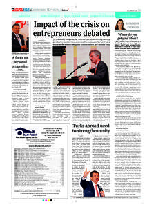 DN ECONOMIC R EVIEW / Sectors* Monday AGRIBUSINESS Tuesday ENERGY DEVELOPMENT