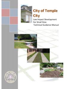 City of Temple City Low Impact Development For Small Sites Technical Guidance Manual