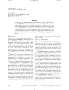 Computer programming / Donald Knuth / Vector graphics markup languages / MetaPost / PostScript / Public domain software / Metafont / Computer font / TeX / Computing / Digital typography / Software