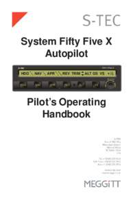 Aerospace engineering / Technology / Radio navigation / Localizer / Autopilot / Stall / Instrument flight rules / Yaw damper / Instrument approach / Aviation / Avionics / Aircraft instruments