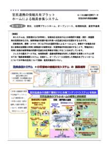 Geo Activity Festa  官民連携の情報共有プラット ホームによる職員参集システム キーワード