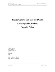 0562A193 Cryptographic Module Security Policy.doc