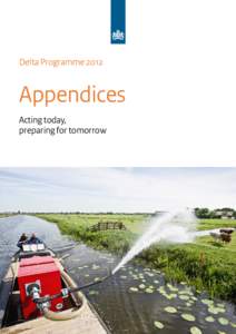 Delta ProgrammeAppendices Acting today, preparing for tomorrow