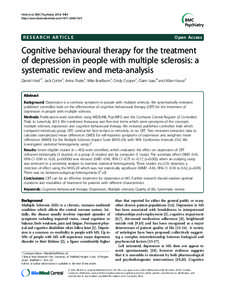 Psychotherapy / Mood disorders / Treatment of bipolar disorder / Abnormal psychology / Cognitive behavioral therapy / Cognitive therapy / Major depressive disorder / Talking therapies / Management of depression / Psychiatry / Health / Mental health