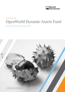 FUND BROCHURE  OpenWorld Dynamic Assets Fund Protecting and generating wealth  For Professional Investors only