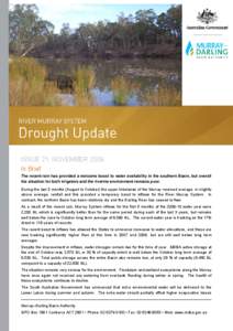 Microsoft Word - drought update November 2009.doc