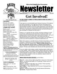 Mesta Park Neighborhood Association  Newsletter News and information for ALL residents of the Mesta Park Historic Preservation District Volume 2015, Issue 3