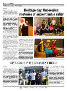 20  The Indian EXPRESS WESTCOAST Newsline Milpitas