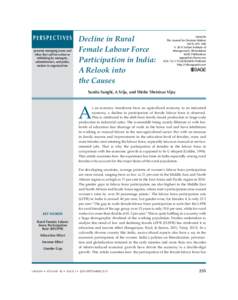 PERSPECTIVES presents emerging issues and ideas that call for action or rethinking by managers, administrators, and policy makers in organizations