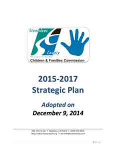 Children & Families Commission Strategic Plan