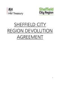 SHEFFIELD CITY REGION DEVOLUTION AGREEMENT 1