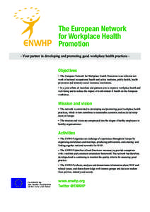  The European Network for Workplace Health