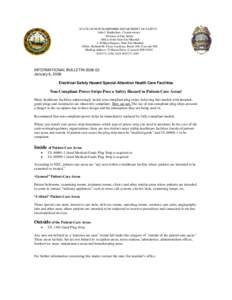 STATE OF NEW HAMPSHIRE DEPARTMENT OF SAFETY John J. Barthelmes, Commissioner Division of Fire Safety Office of the State Fire Marshal J. William Degnan, State Fire Marshal Office: Richard M. Flynn Academy, Route 106, Con