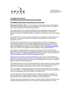 Microsoft Word - HR Mac Drone FINAL News Release[removed]doc