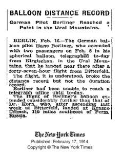 Published: February 17, 1914 Copyright © The New York Times 