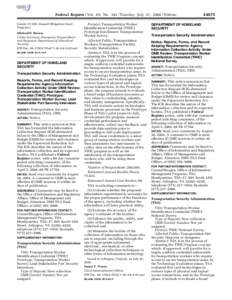 Federal Register / Vol. 69, No[removed]Tuesday, July 27, [removed]Notices Grants; 97.039, Hazard Mitigation Grant Program.) Michael D. Brown, Under Secretary, Emergency Preparedness and Response, Department of Homeland