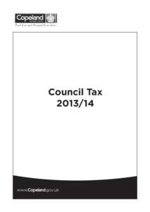 Council Tax[removed] Council Tax[removed]Your Council Tax bill helps to pay for all services delivered by Copeland Borough Council