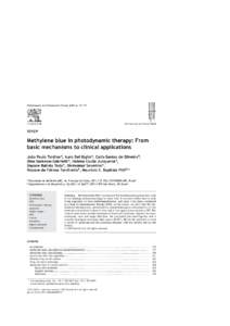 Methylene blue in photodynamic therapy: From basic mechanisms to clinical applications