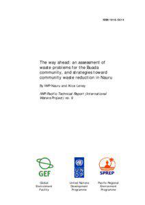 The way ahead: an assessment of waste problems for the Buada community, and strategies toward community waste reduction in Nauru