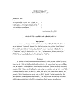 Dow Jones Industrial Average / Video on demand / Law / Economy of the United States / Filing / Motion / Notice of electronic filing / MCI Inc. / Business / Verizon Communications / Broadband / Bell System