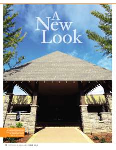 The new porte-cochere at Lakepoint Resort has been expanded creating an impressive entry way to the Lodge.