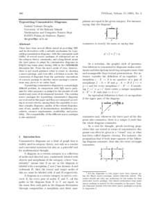 466  TUGboat, Volume[removed]), No. 4 Typesetting Commutative Diagrams Gabriel Valiente Feruglio