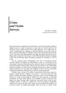 Crime and Victim Surveys JAN J.M. VAN DIJK