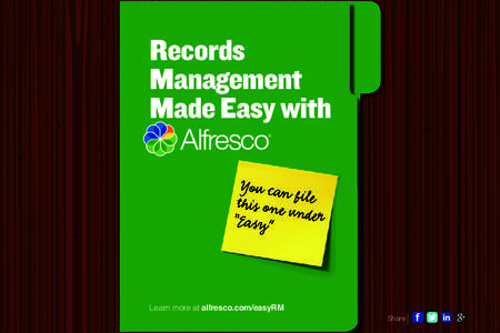 Records Management Made Easy with You can this one file u