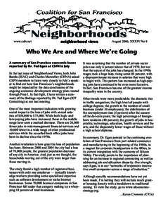 www.csfn.net  neighborhood views August 2006, XXXIV No 8