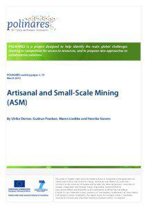 Artisanal and Small-Scale Mining (ASM)