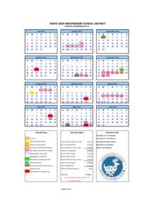 WHITE DEER INDEPENDENT SCHOOL DISTRICT SCHOOL-CALENDAR[removed]July 2013