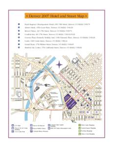 Colorado / S.R. DeBoer / Street grid / Geography of Colorado / Denver / Denver metropolitan area