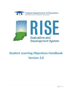 Student Learning Objectives Handbook Version 2.0 1|Page  Contents