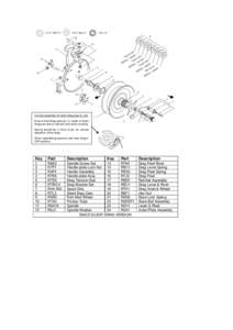 Correct assembly for silent drag pawl & cam Ensure that Drag pawl pin is inside of silent drag cam slot or reel will click when winding. Spring should be in front of pin for correct operation of the drag. When assembling