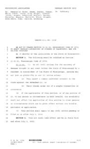 MISSISSIPPI LEGISLATURE  REGULAR SESSION 2002 By: Senator(s) Kirby, Hewes, Gordon, Chaney, White (29th), Canon, King, Michel, Johnson