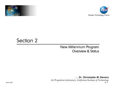 Earth Observing-1  Mission Technology Forum Section 2 New Millennium Program