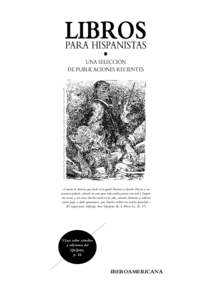 LIBROS PARA HISPANISTAS ●