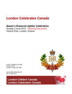 Anniversaries / Monarchist League of Canada / Diamond Jubilee / Jubilee / Canada Day / Elizabeth II / Government / Politics / Monarchy in Canada