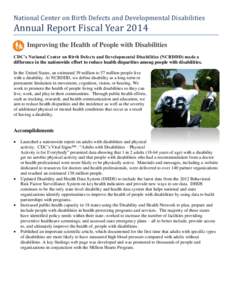 Improving the Health of People with Disabilities