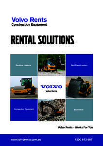 RENTAL SOLUTIONS Backhoe Loaders Skid Steer Loaders  Compaction Equipment